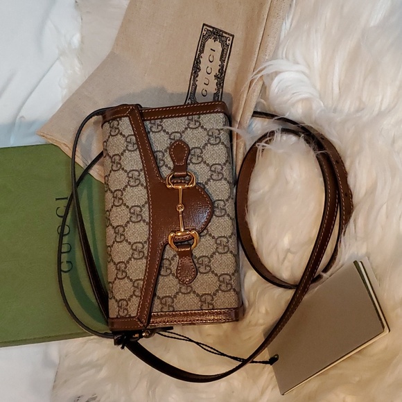Gucci Handbags - NWT Authentic Gucci Mini Horsebit 1955 Pouch